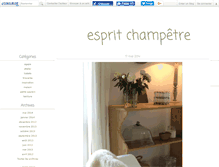 Tablet Screenshot of espritchampetre.fr